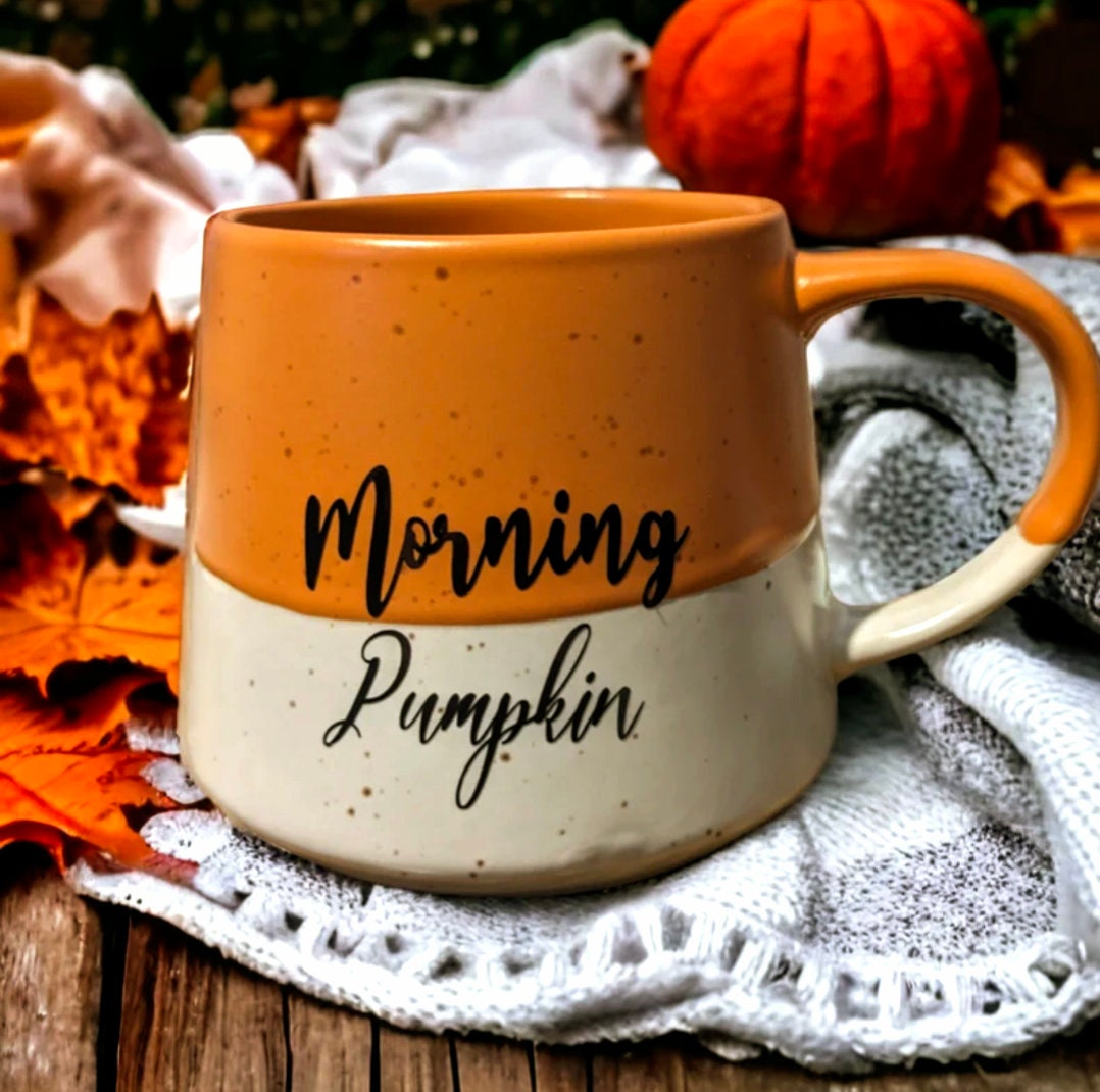Morning pumpkin autumn fall mug