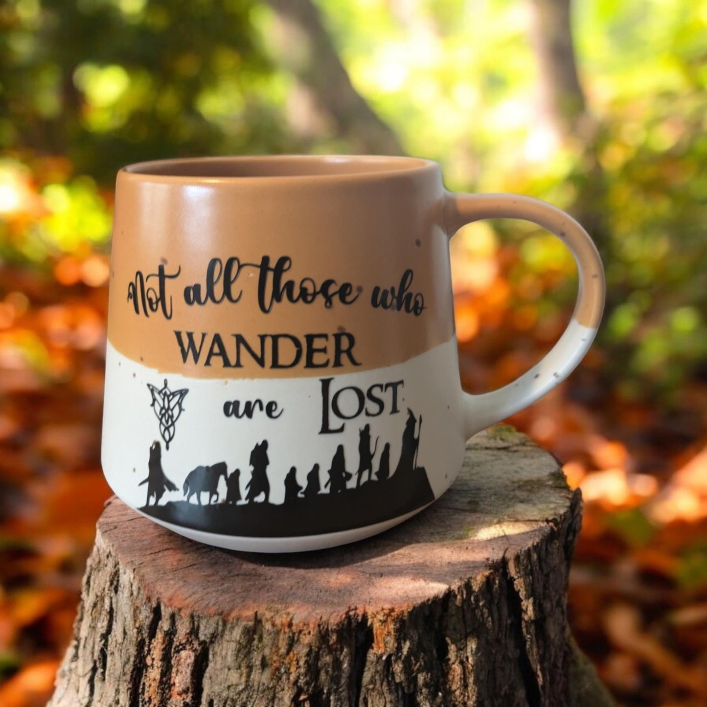 Not all those who wander mug