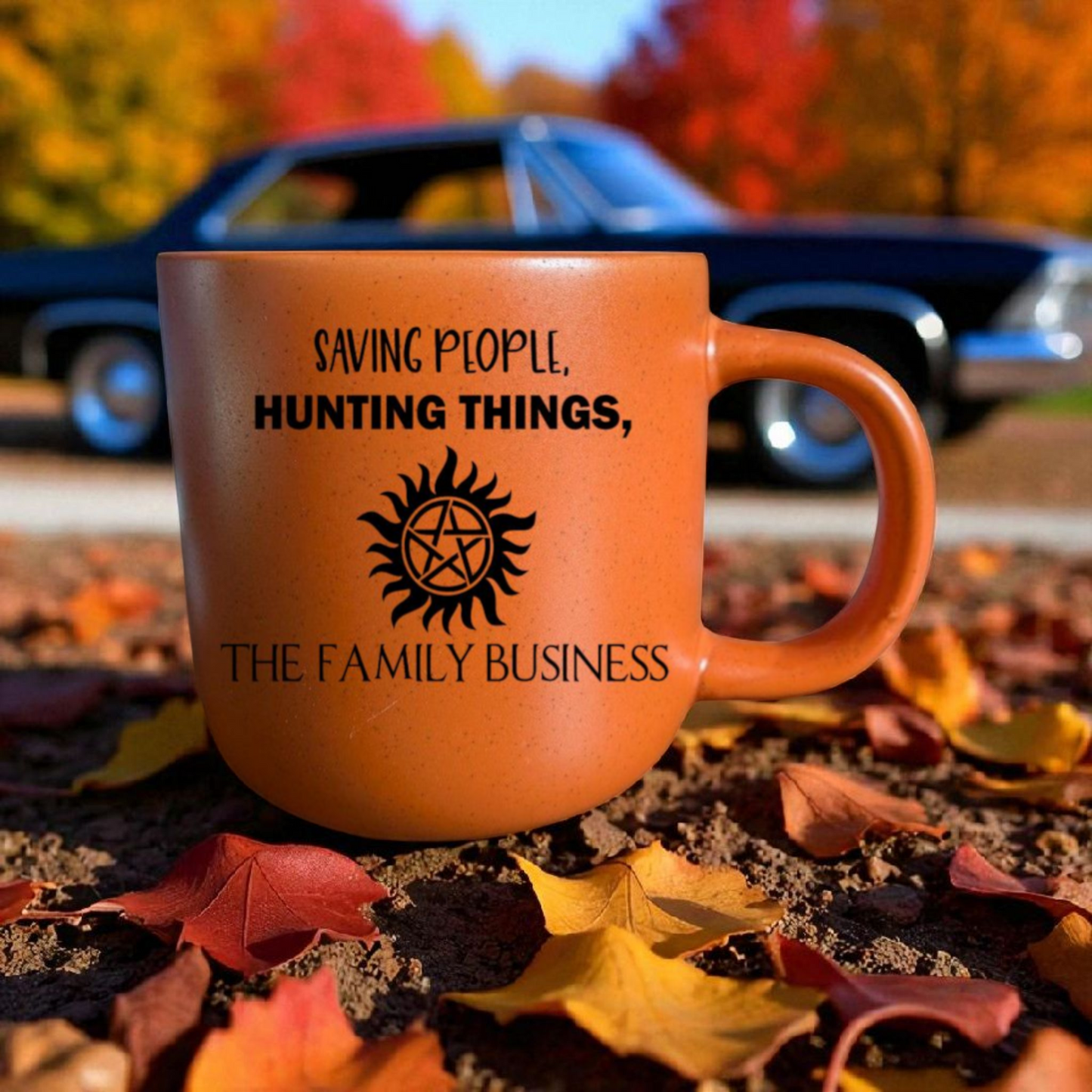 Saving People Hunting Things Supernatural Ceramic Mug