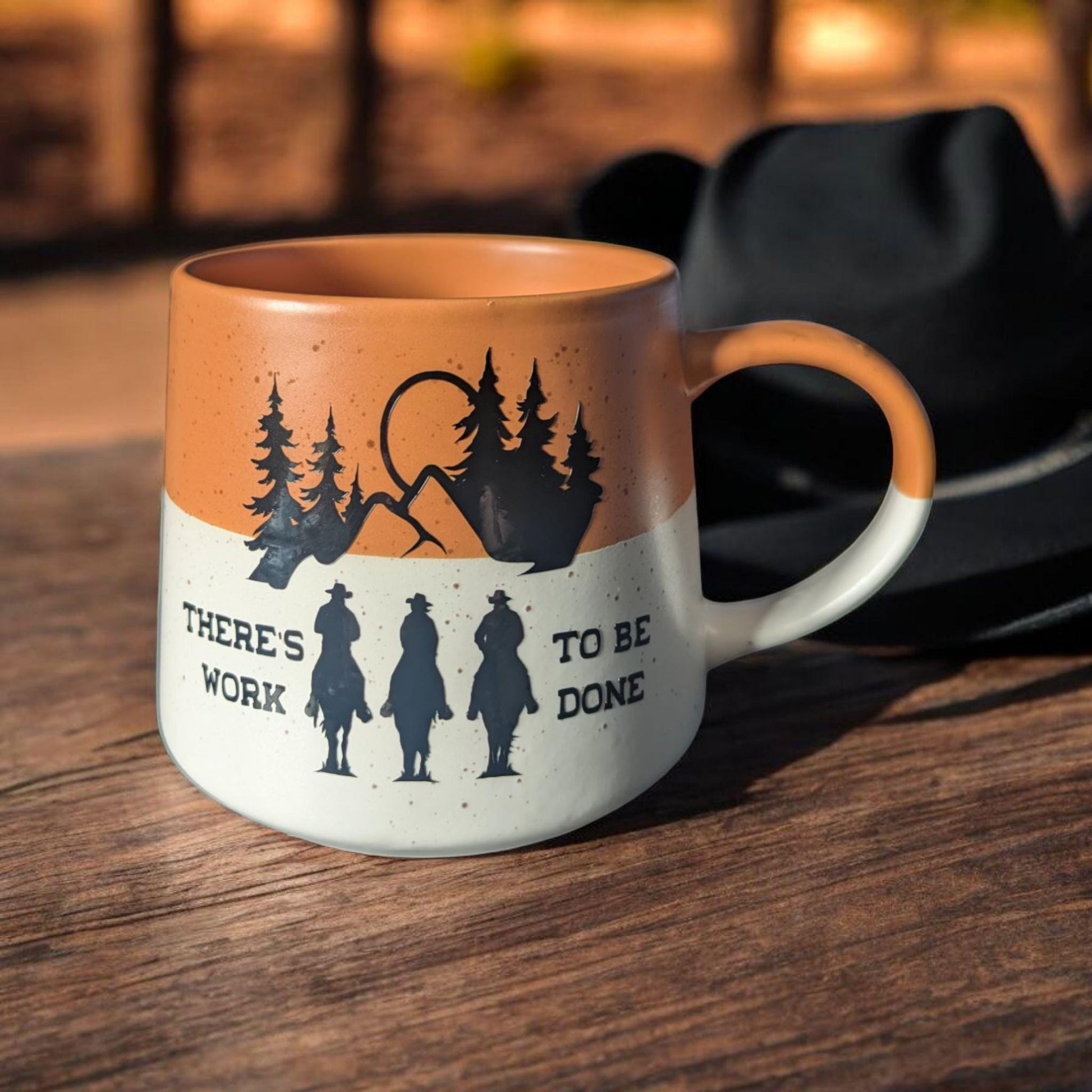 Dutton Ranch cowboy mug 