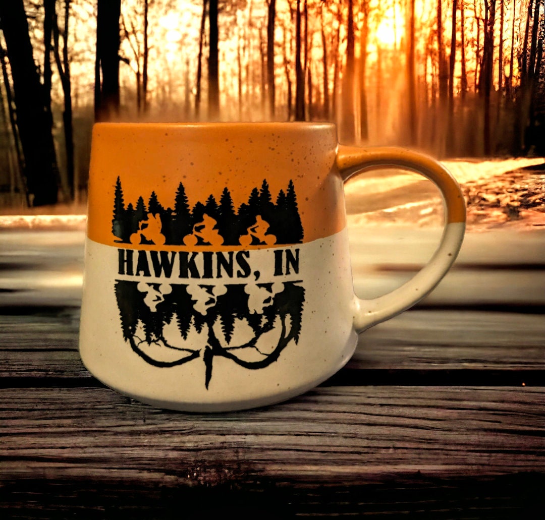Hawkins Indiana mug 