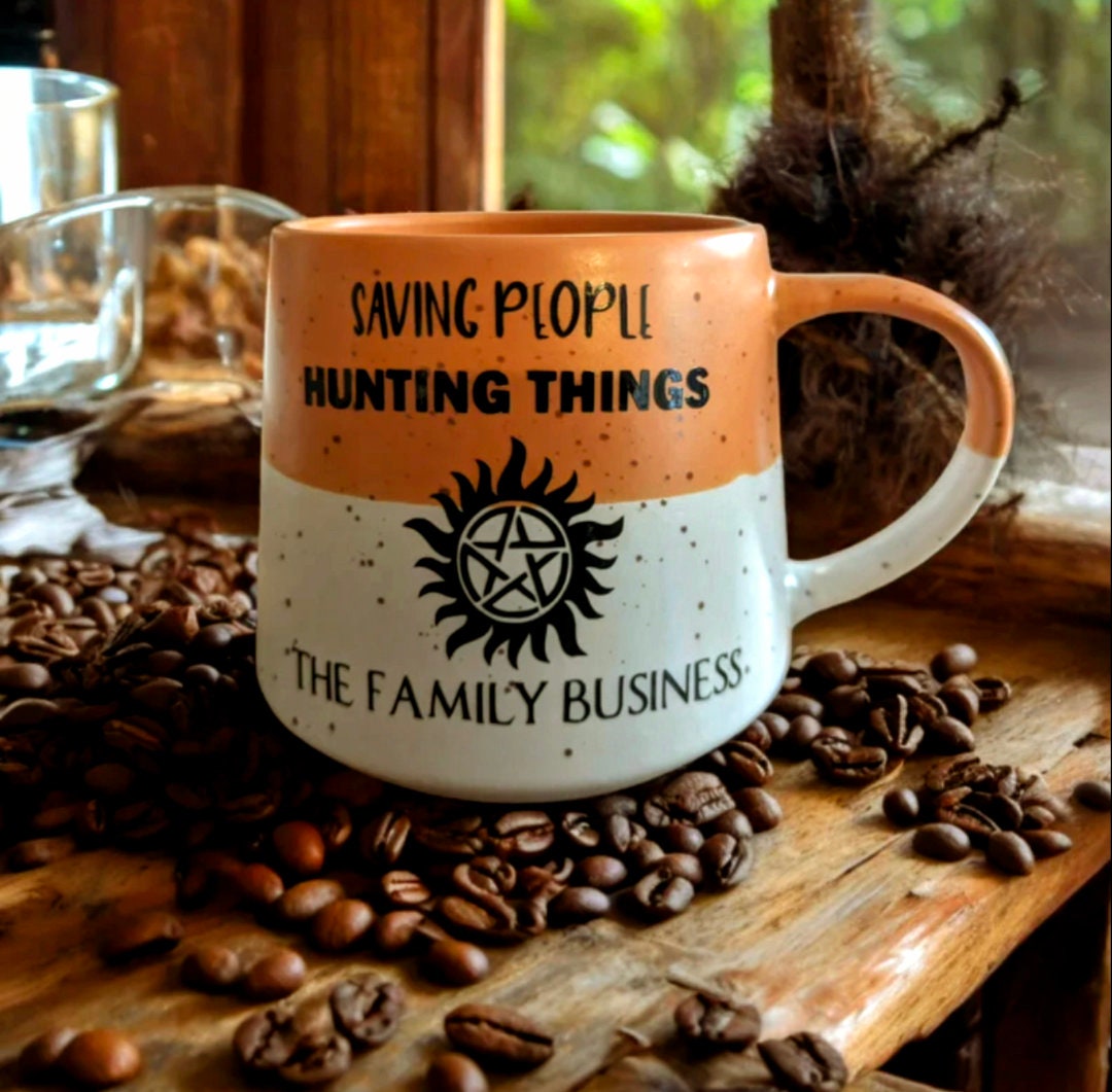 Family business supernatural mug Sam and dean