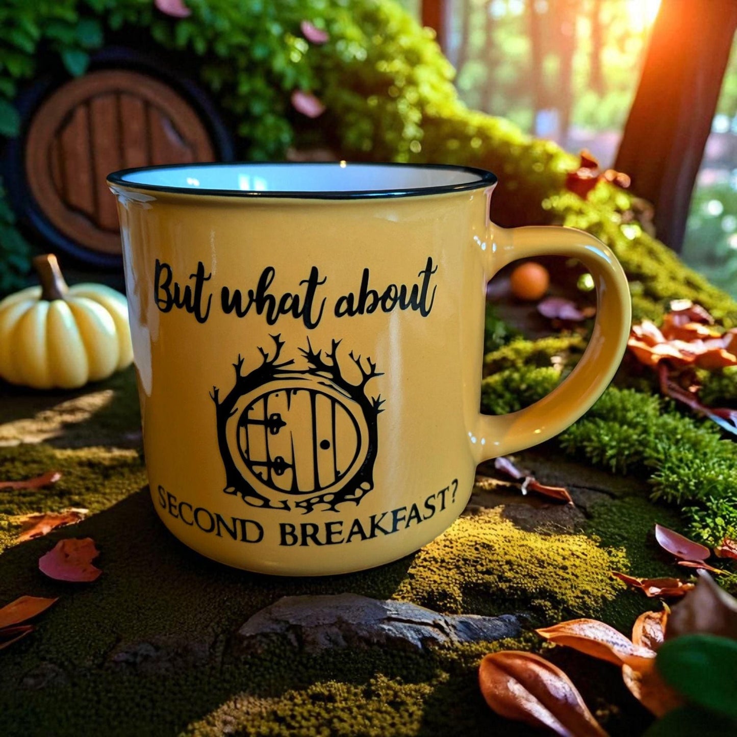 Second Breakfast lord of the rings mug 