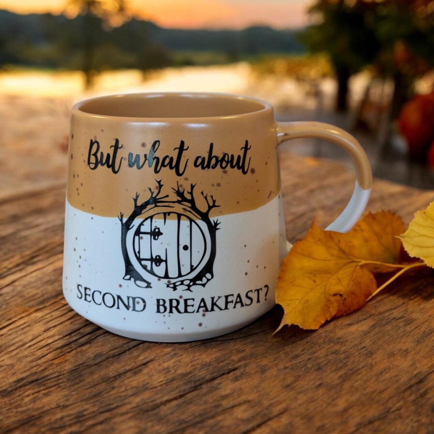 Second Breakfast lord of the rings mug 