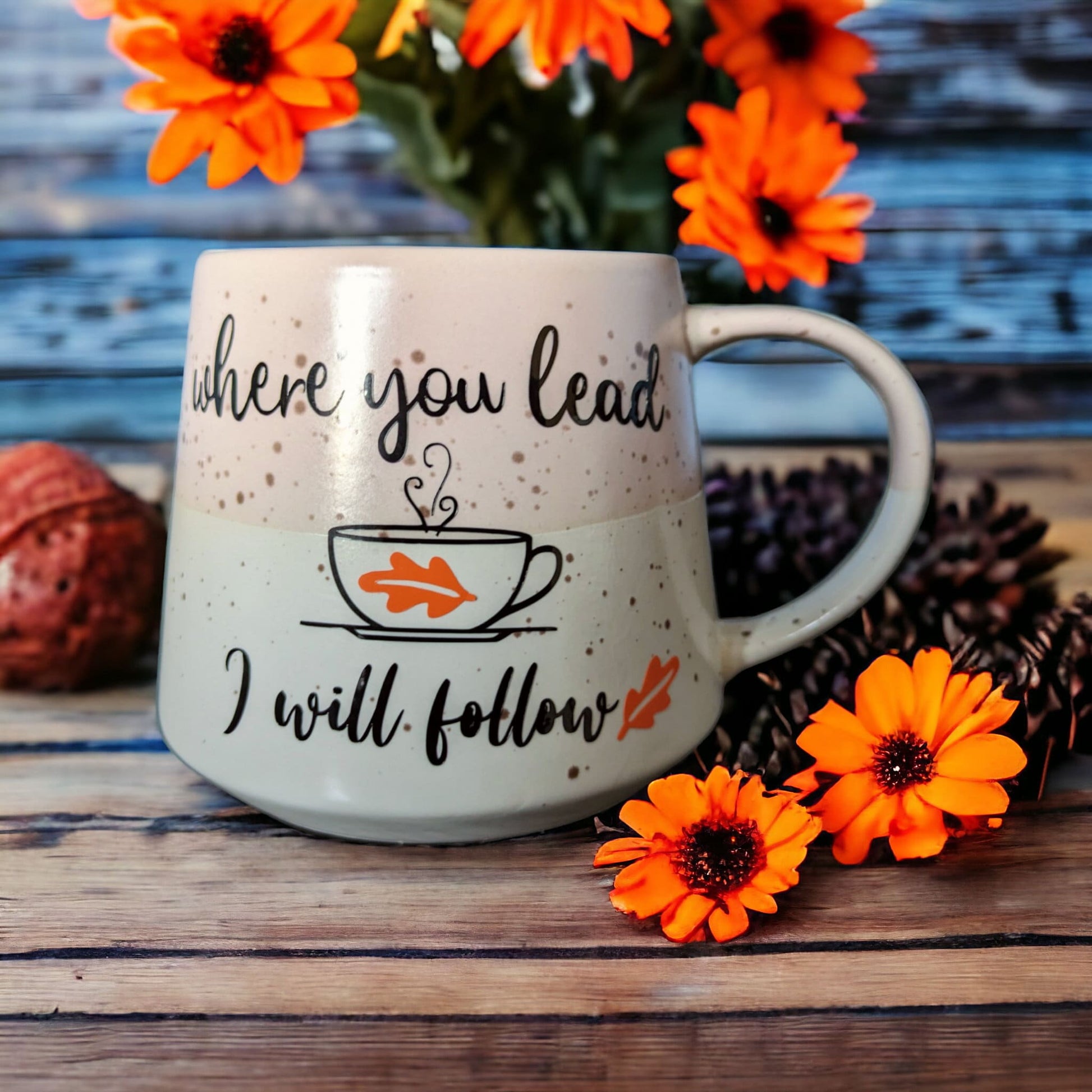 Where you lead I will follow mug