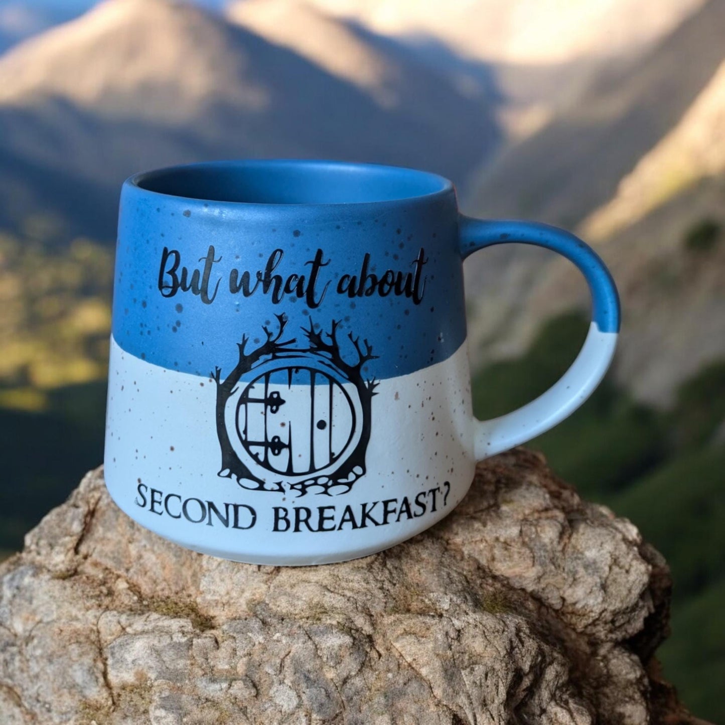 Second Breakfast lord of the rings mug 