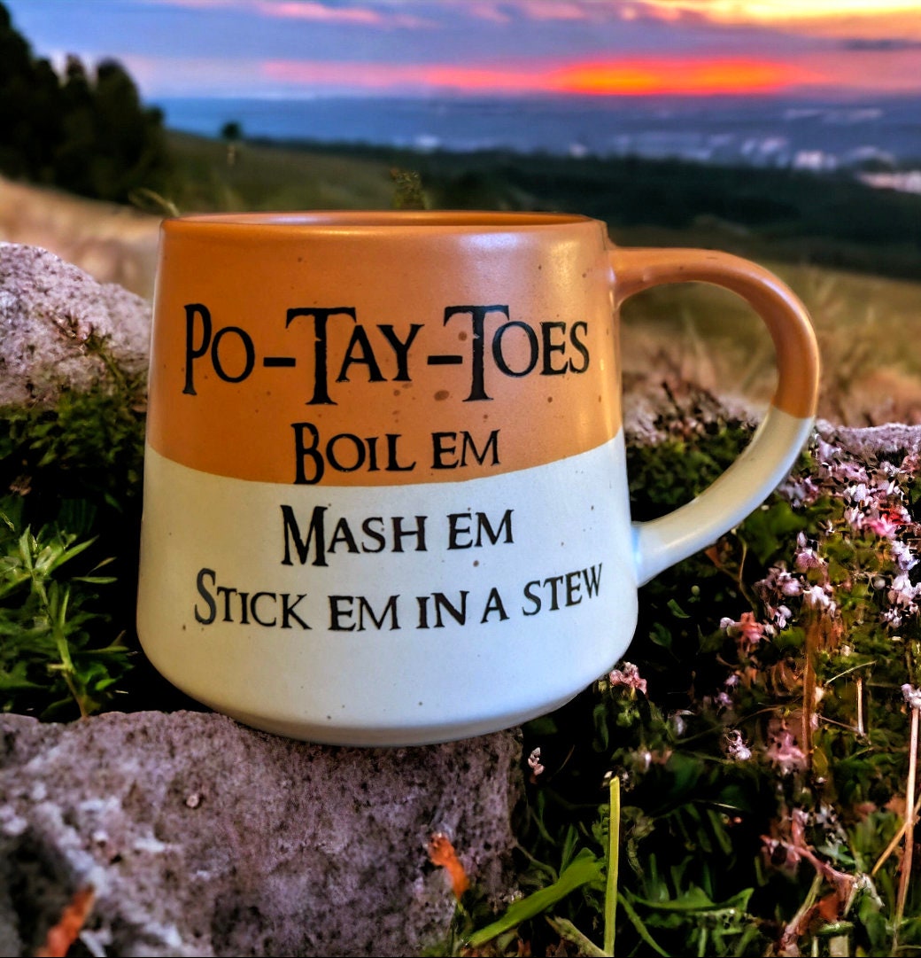 Lord of the rings potato mug