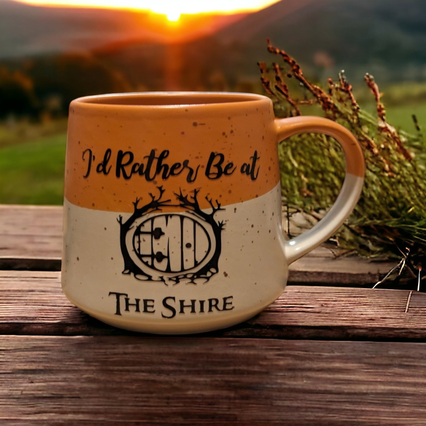 The shire lord of the rings mug 