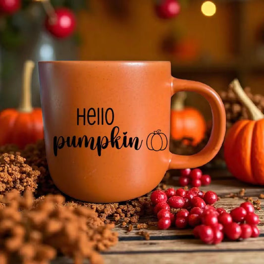 Hello Pumpkin Ceramic Mug