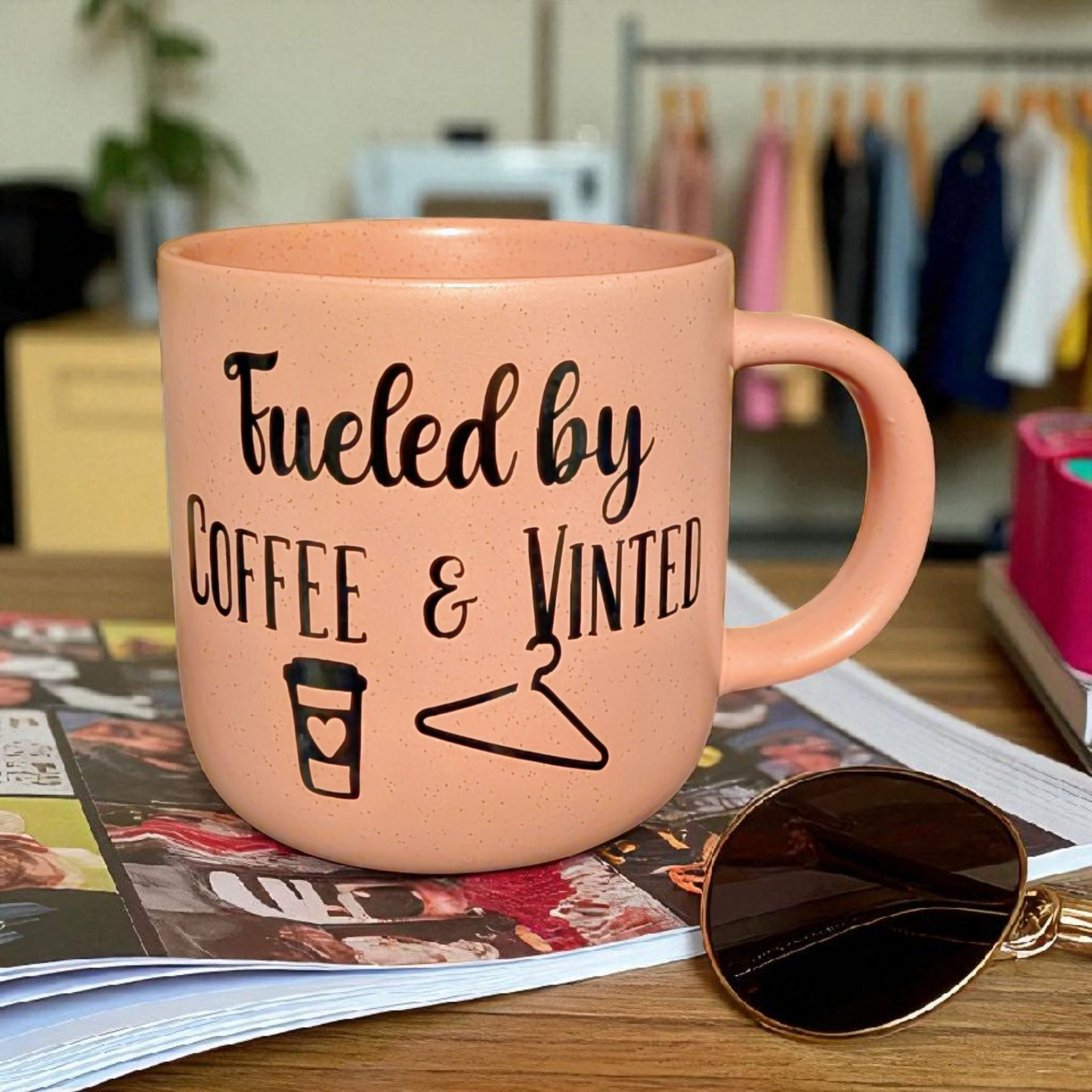 Fueled by Coffee and Vinted Mug