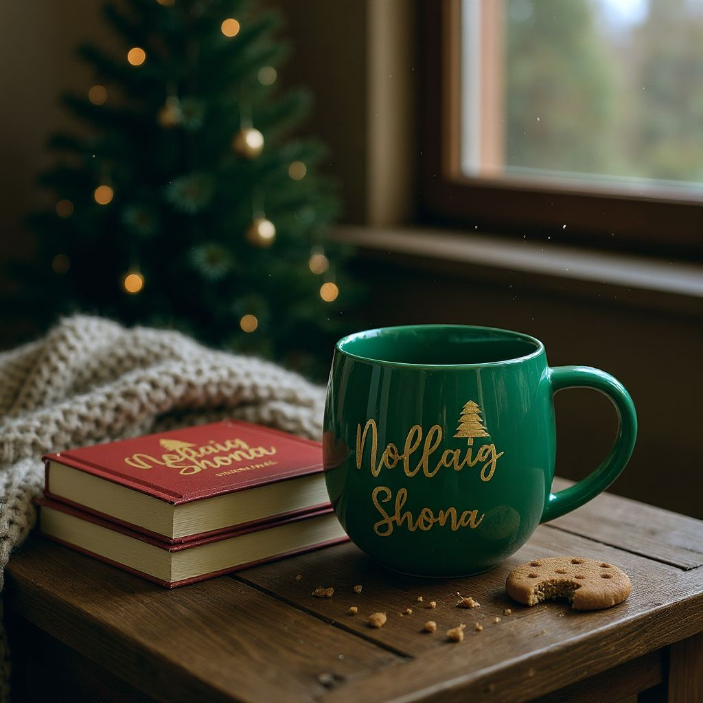 Nollaig Shona Irish Christmas mug