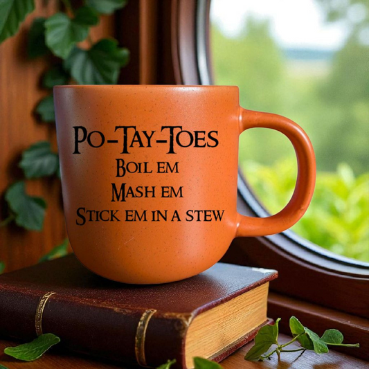 Potatoes Lord of the Rings Hobbit Ceramic Mug