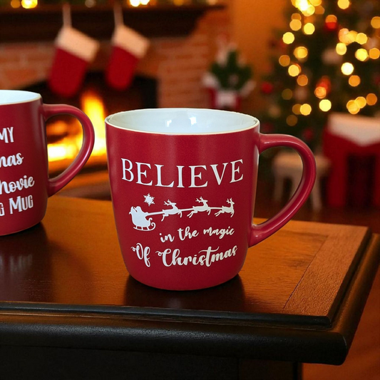 Believe in the magic of Christmas mug