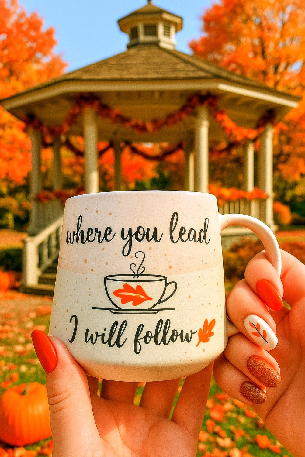 Where you Lead I will Follow Gilmore Girls ceramic mug