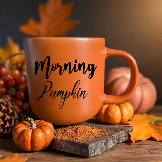 Morning Pumpkin Ceramic Mug