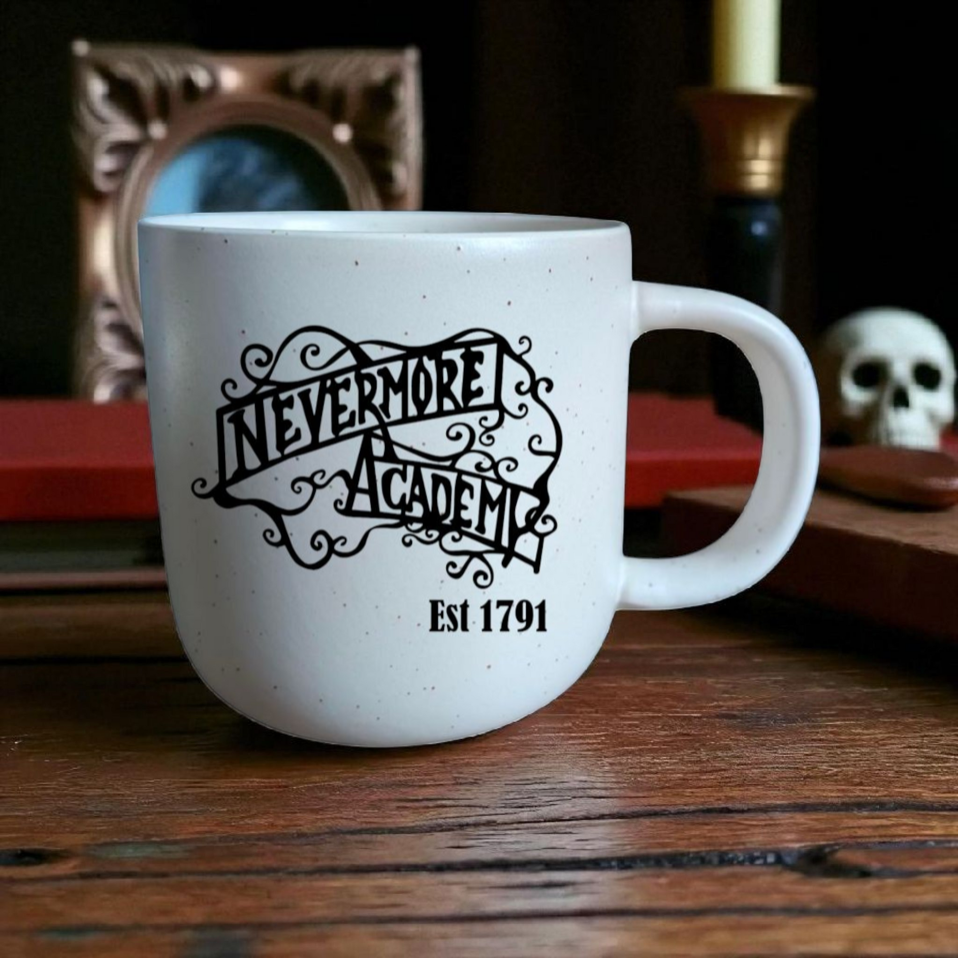 Nevermore academy Wednesday Addams mug 