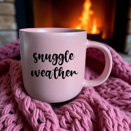 Snuggle Weather ceramic mug